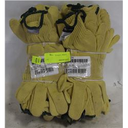 2 DOZEN DUPONT KEVLAR KNIT GLOVES