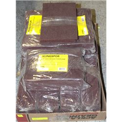 FLAT OF KLINGSPOR 6" X 9" ABRASIVE HAND PADS