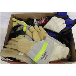 FLAT OF METAL GAUNTLETS