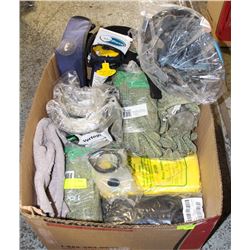 FLAT OF ASSORTED WORK GLOVES