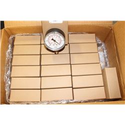 CASE OF 30INHG-KPA PRESSURE GAUGES