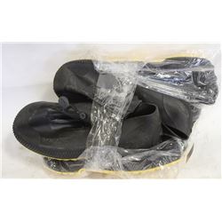 3 PAIRS OF SERVUS SIZE XL RUBBER OVER BOOTS