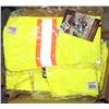 Image 1 : FLAT OF XS PIONEER HI-VIS RAIN PROOF BIBS