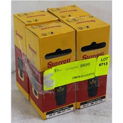 GROUP OF FOUR 3-1/4" CARBIDE TIPPED ARBOR BITS