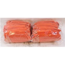 2 BUNDLES OF WORKING HI-VIS FABRIC GLOVES