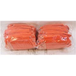 2 BUNDLES OF WORKING HI-VIS FABRIC GLOVES