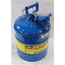 NEW JUST RIGHT TYPE 2 ACCUFLOW BLUE SAFETY CAN