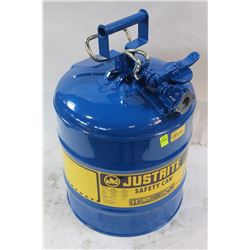 NEW JUST RIGHT TYPE 2 ACCUFLOW BLUE SAFETY CAN