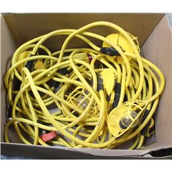 BOX OF JOBSITE STRING LIGHTS