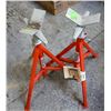 Image 1 : PAIR OF RIGGED PORTABLE PIPE STAND
