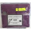 Image 1 : BAMBOO DOUBLE SIZE DARK PURPLE  COMFORT PLUS 1800