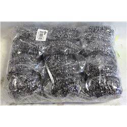 PACKAGE OF 12 POT SCRUBBERS
