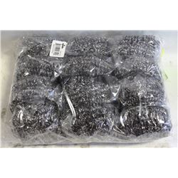PACKAGE OF 12 POT SCRUBBERS