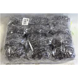 PACKAGE OF 12 POT SCRUBBERS