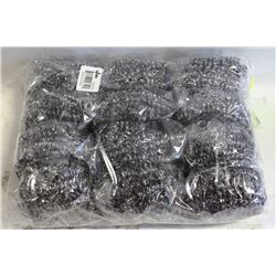 PACKAGE OF 12 POT SCRUBBERS