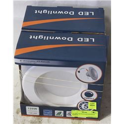 LOT OF 2 NEW LED POTLIGHT RETROFIT INSERTS