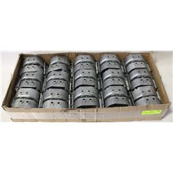 FLAT 30 PCS OCTAGONAL ELECTRICAL BOXES