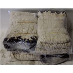 4 BUNDLES OF SIZE L COTTON KNIT WORK GLOVES