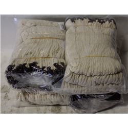 4 BUNDLES OF SIZE L COTTON KNIT WORK GLOVES