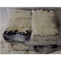 4 BUNDLES OF SIZE L COTTON KNIT WORK GLOVES
