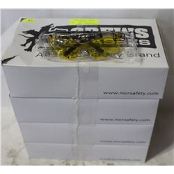 4 CASES OF CRUZE SAFETY GLASSES