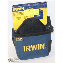 LOT OF 2 IRWIN PRO NAIL POUCHES