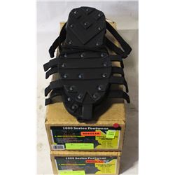 2 NEW PAIRS OF SPIKED CARBIDE/STEEL SAFETY CLEATS