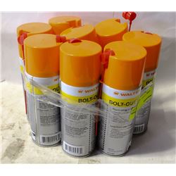 8 CANS OF WALTER PENETRATING BOLT OUT SPRAY