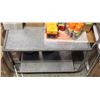 Image 1 : STAINLESS STEEL SERVICE CART WINHOLT CART ON
