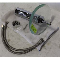 GLASS-CHROME SINGLE LEVER FAUCET