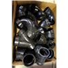 Image 1 : FLAT MOSTLY 2 INCH UNUSED PVC FITTINGS