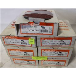 8 CASES OF WALTER 4.5" SANDING DISCS