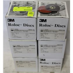 6 CASES OF ROLOC ABRASIVE 2" DISCS 80 GRADE