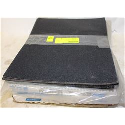 5 STACKS OF ASSORTED GRIT SANDING PAPER