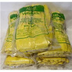 5 BUNDLES SIZE 9 ANSELL RUBBER LATEX GLOVES