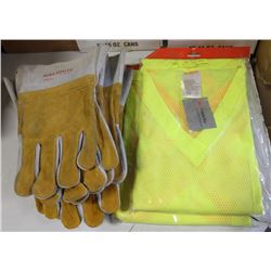 2 PAIRS OF 4XL HI-VIS SHIRTS AND 6 PAIRS OF