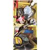 Image 1 : 2 CRATES OF ASSORTED HAND SAWS AND MISC TOOLS
