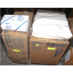 2 CASES OF KIMBERLY CLARK WIPERS AND NAPKINS