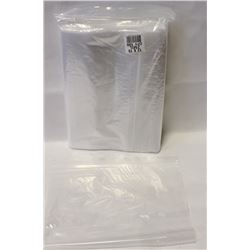 BAG OF 100 12X15 RESEALABLE POLY BAGS