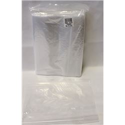 BAG OF 100 12X15 RESEALABLE POLY BAGS