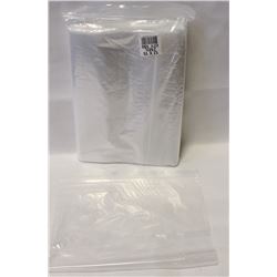 BAG OF 100 12X15 RESEALABLE POLY BAGS
