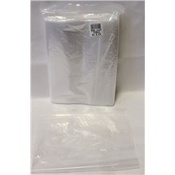 BAG OF 100 12X15 RESEALABLE POLY BAGS