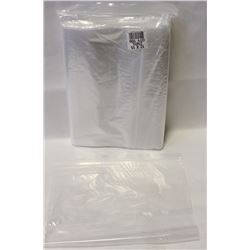 BAG OF 100 12X15 RESEALABLE POLY BAGS