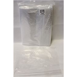 BAG OF 100 12X15 RESEALABLE POLY BAGS