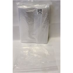 BAG OF 100 12X15 RESEALABLE POLY BAGS