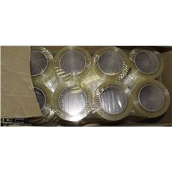 CASE OF 48 ROLLS OF 3M BOX-SEALING/PACKING TAPE