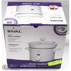 RIVAL 2 QUART SLOW COOKER