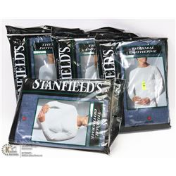 GROUP OF 4 SZ 2XL STANFIELDS THERMAL SHIRTS