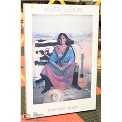 WOODEN MARTA GILBERT WALL HANGING