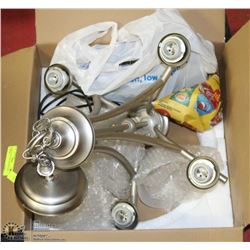 HOME LIGHT FIXTURE BRUSHED CHROME